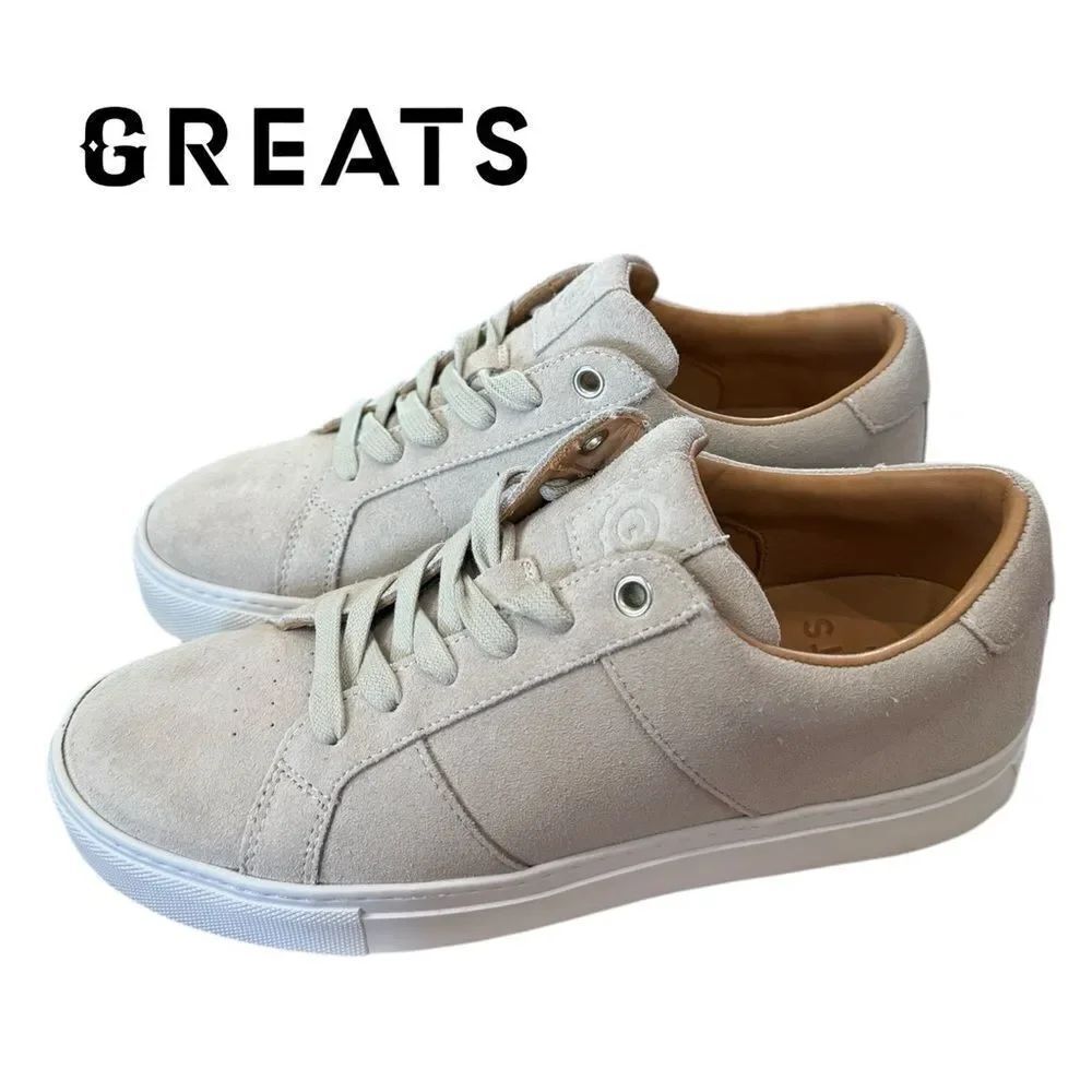 NEW Greats Brooklyn Royale Men's Suede Leather Sneakers 7